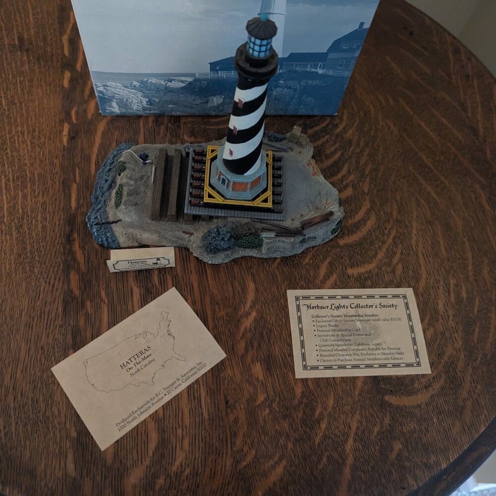 Hatteras in the move 2000 signed lighthouse